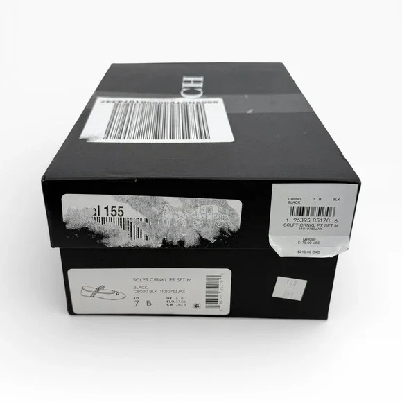 NEW Coach Sculpted C Soft Mary Jane Flats in Black - Women's Size US 7 - Picture 6 of 14